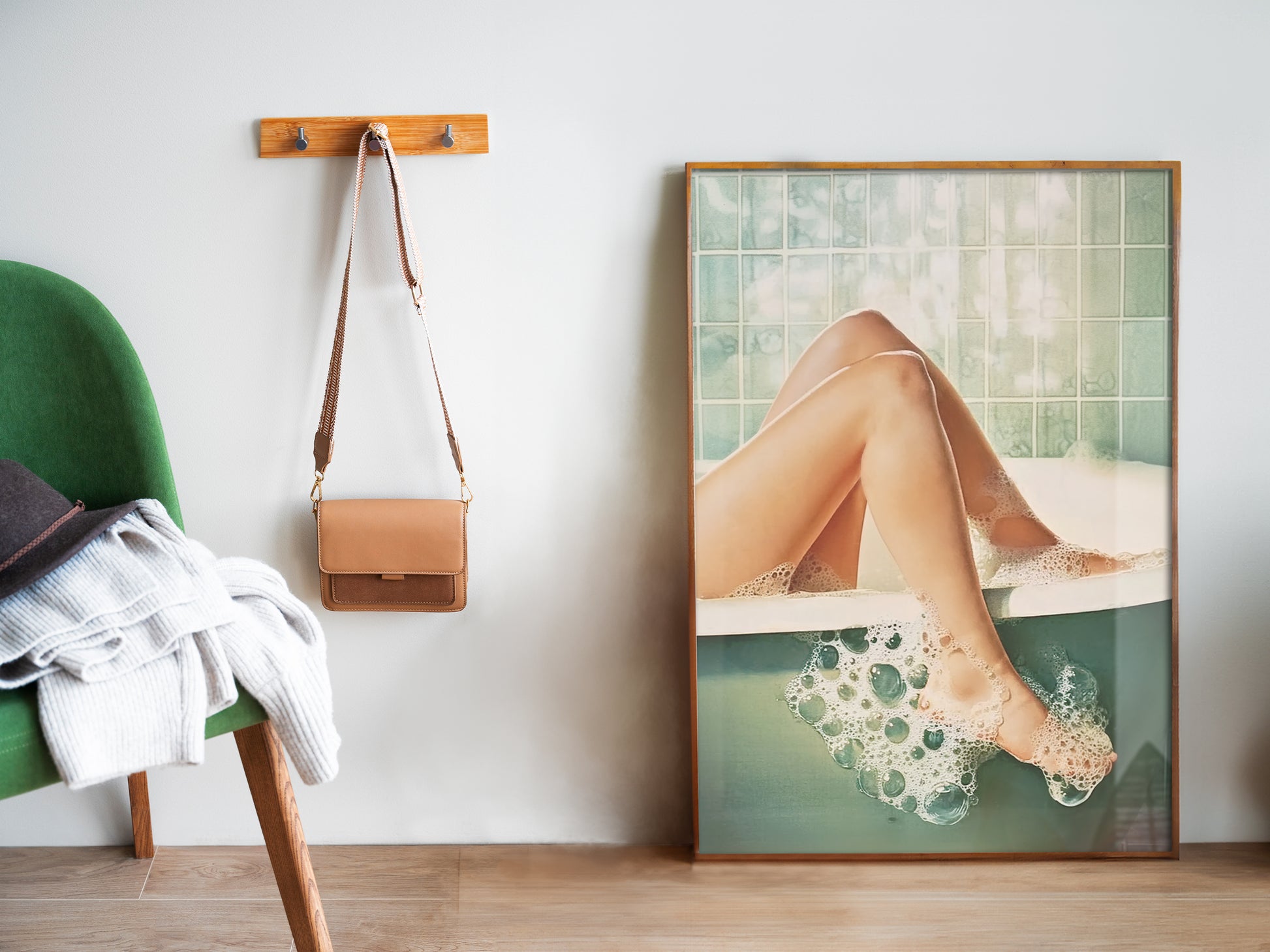 Retro Bathroom Postre Green Bathroom Art Print Get Naked Poster Bath Time Art Shower Room Decor Powder Room Poster Print Girly Bathroom Poster Dorm Room Wall Art Woman in Bathtub Poster