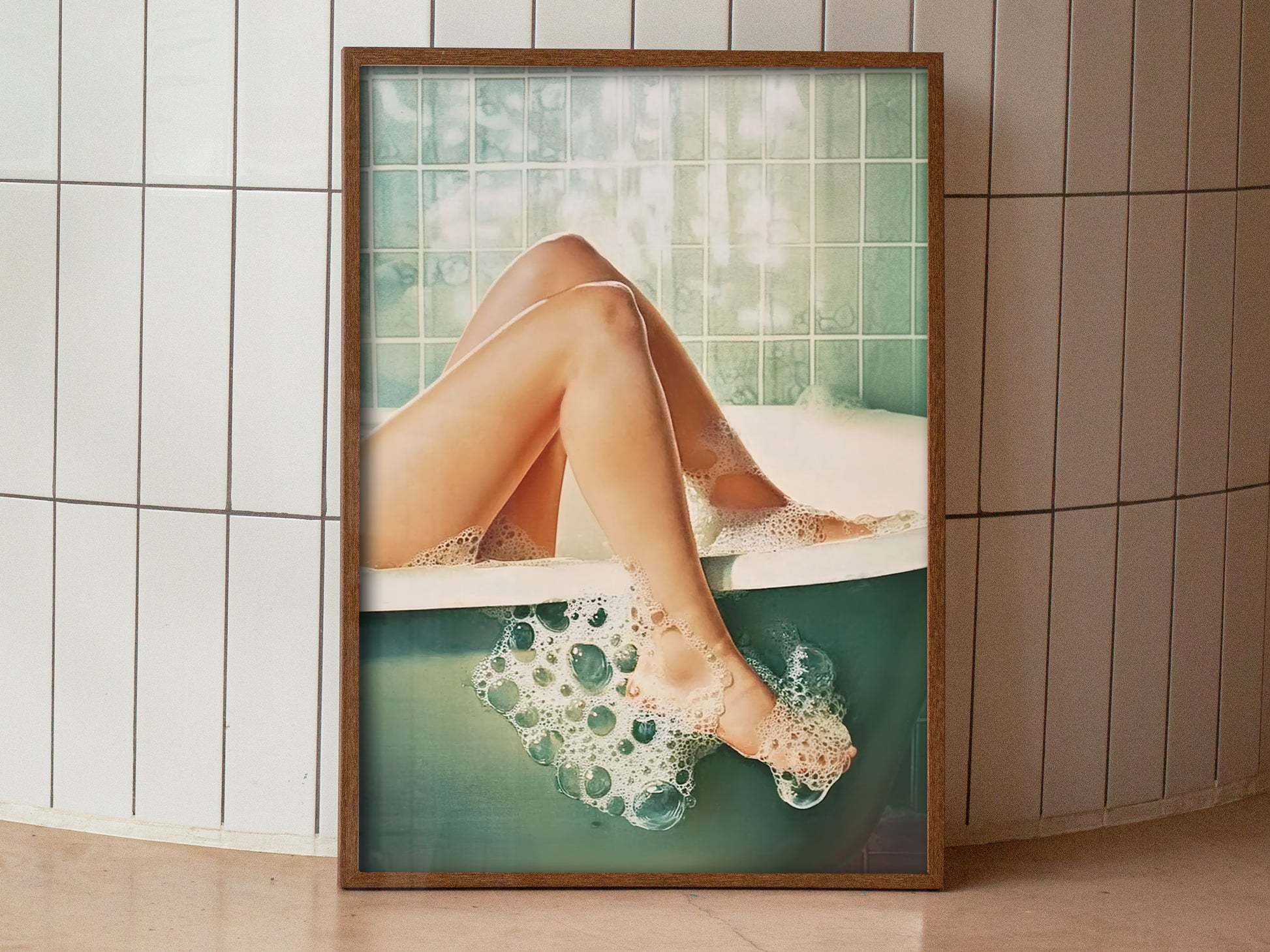 Retro Bathroom Postre Green Bathroom Art Print Get Naked Poster Bath Time Art Shower Room Decor Powder Room Poster Print Girly Bathroom Poster Dorm Room Wall Art Woman in Bathtub Poster
